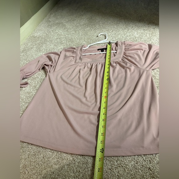 Banana Republic Square Neck tie on the sleeves Blouse top, size small - Picture 8 of 8